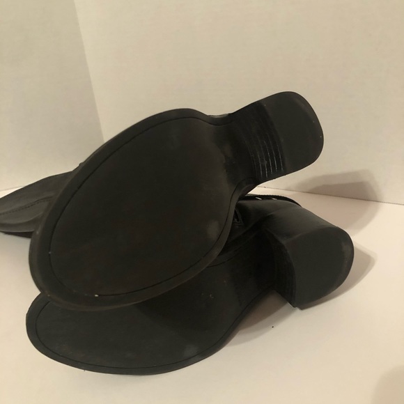 Marc Fisher Tall black leather boots - Picture 4 of 4